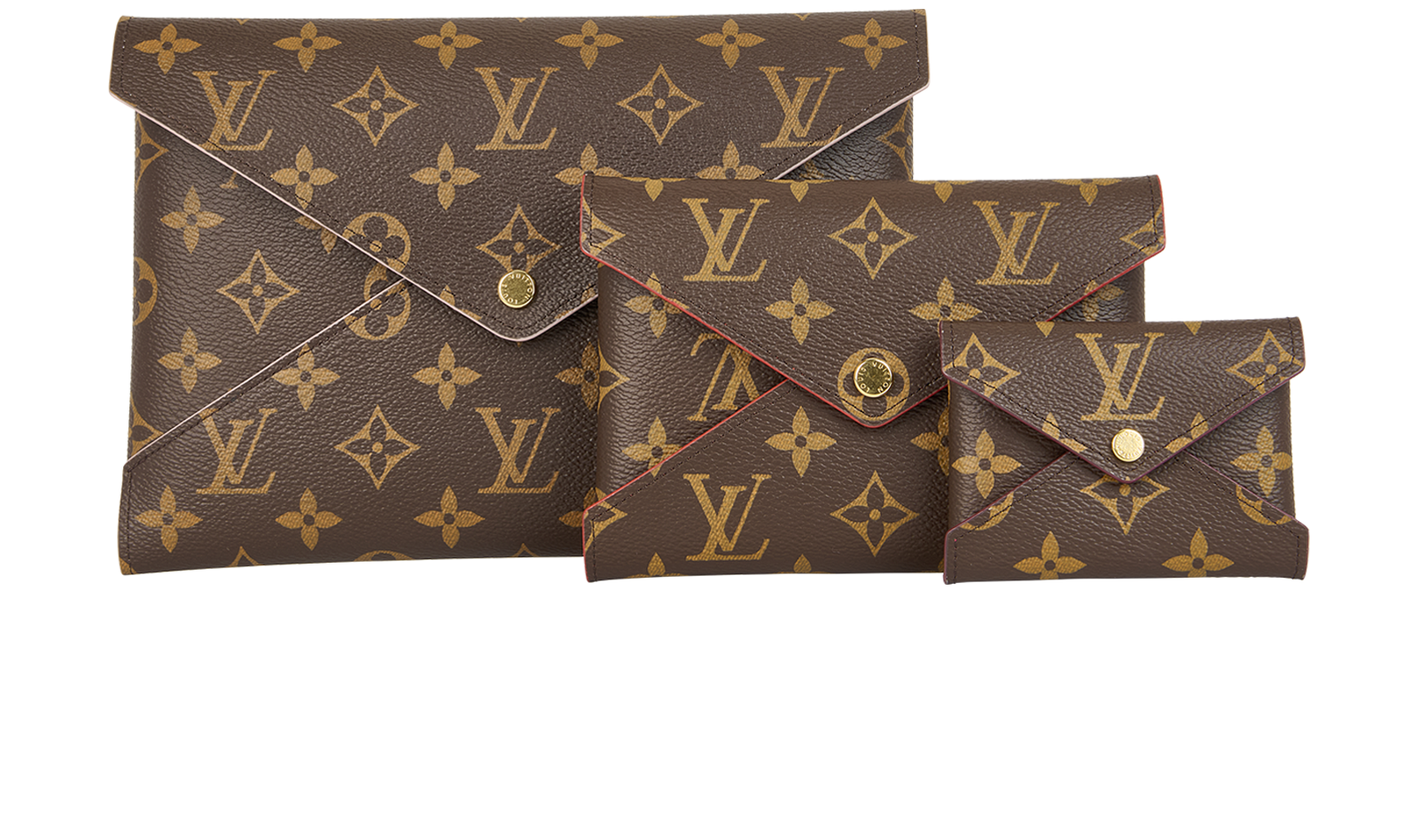 Louis Vuitton Kirigami Pochette Bag, &pound;410, Handbags, Brown, Canvas, Other view